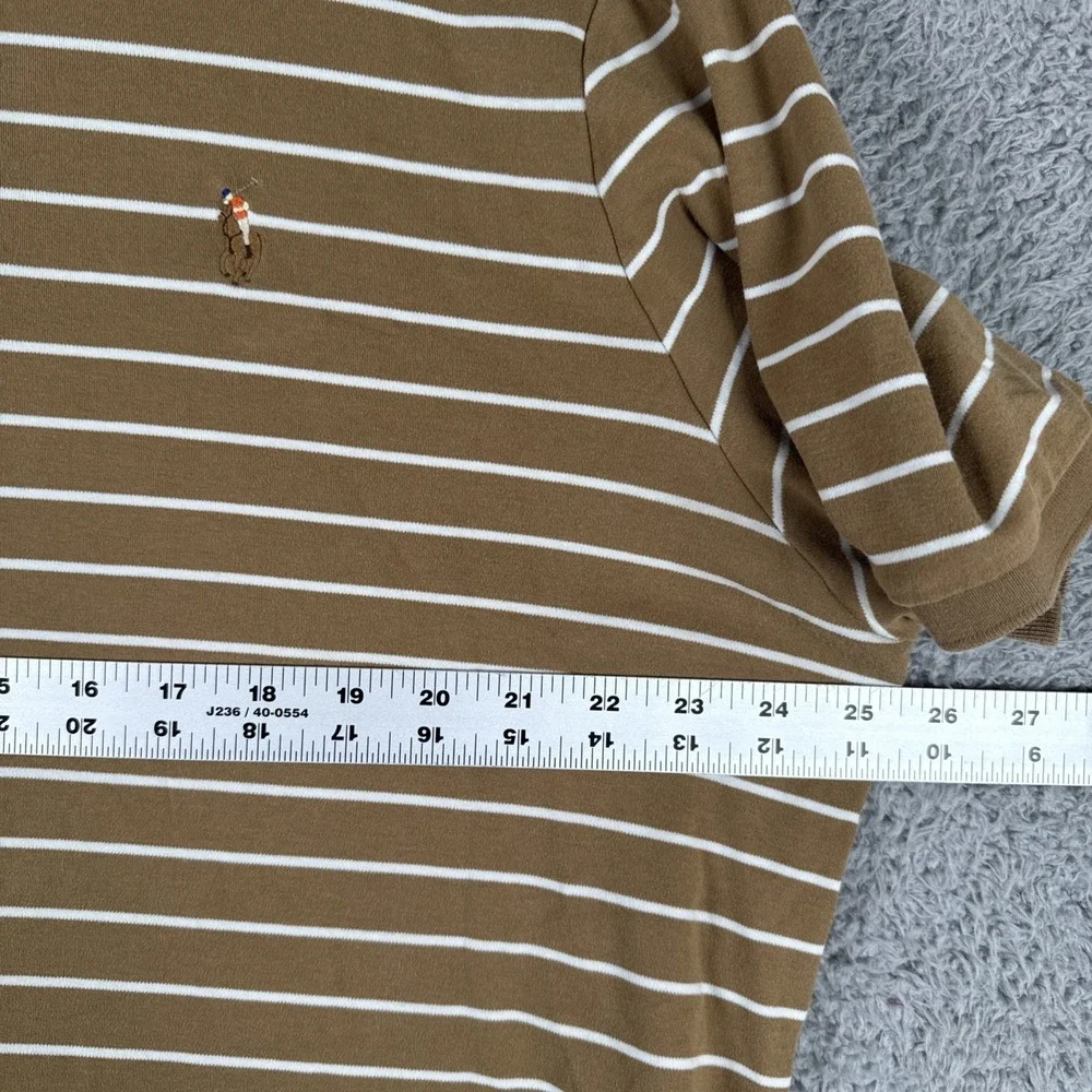 Polo Ralph Lauren Soft Touch Polo Shirt Men's XL Tan‎ Classic Fit Flesh Pony